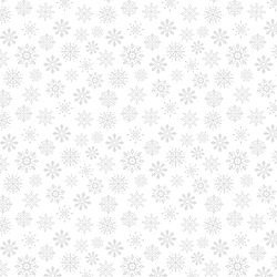White On White - Small Snowflakes